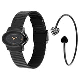 Fastrack Pulse Black Girls Watch NT6004NM03F