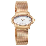 Fastrack Pulse White Rose Gold Girls Watch NU6004WM01F