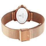 Fastrack Pulse White Rose Gold Girls Watch NU6004WM01F