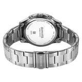 Sonata Blue Dial Silver Strap Men's Watch 77187KM02