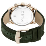 Titan Neo Splash Green Dial Fabric Watch 1805WP01