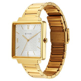 Titan Karishma Silver Dial Gold Watch 10005YM02