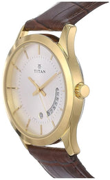 Titan Leather Men’s Watch NU1823YL01