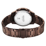 Sonata Brown Dial Brown Strap Men's Watch 77187KM04