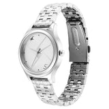 Fastrack Stunners Silver Girls Watch NU6152SM08