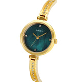 Timex Mother of Pearl Green Dial Women Watch TWEL200SMU03