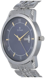 Titan Analog Day & Date Watch for Men 1774SM01
