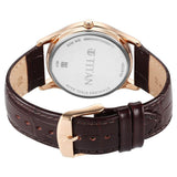Titan Karishma Silver Dial Day-Date Watch 1825SL15