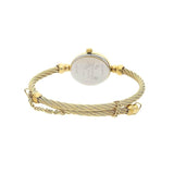 Titan Raga White Dial Golden Strap Women’s Watch NU197YM04