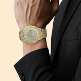 Titan Quartz Champagne Men’s Watch NU1584BM02