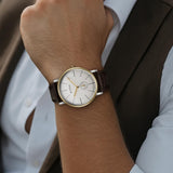 Titan Elegance White Dial Men’s Watch 90203BL01