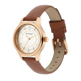 Titan Silver Dial Tan Women’s Watch 2638WL01