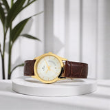Titan Leather Men’s Watch NU1823YL01