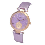 Timex Cosmic Awe Lavender Round Dial Women Watch TWEL19200