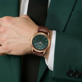 Titan Karishma Green Dial Watch for Men NT1823WL02