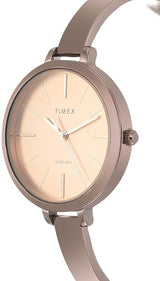 Timex Fashion Rose Gold Round Women’s Watch TWEL12813
