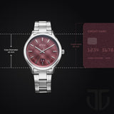 Titan Palette Of Time Maroon Dial Men’s Watch NT10033SM02