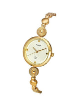 Timex Fria Off White Round Dial Women Watch TWEL18200