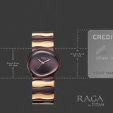 Titan Raga Sierra Prune Purple Women’s Watch 95389KM01