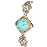 Timex Fria Blue Rhombus Dial Women Watch TWEL17202