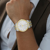 Titan Silver Dial Day-Date Watch 1824BM02