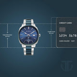 Titan Classique Suave 2.0 Blue Dial Watch 90189KM01