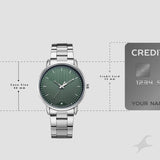 Fastrack Stunners Green Dial Men's Watch 38159SM07