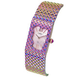 Timex Fria Purple Rectangle Dial Women Watch TWEL77704