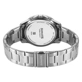 Sonata Champagne Dial Silver Strap Men's Watch 77187KM01