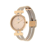 Titan Rose Gold Dial Women’s Watch NU9942WM01