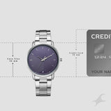 Fastrack Stunners Purple Dial Men's Watch 38159SM08
