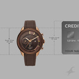 Fastrack Wild Chronograph Brown Dial Men’s Watch 3337KP02