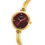 Timex Maroon Dial Women Watch TWEL200SMU04