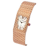 Timex Fria Mother of Pearl White Rectangle Dial Women Watch TWEL77702