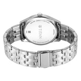 Titan Neo Roman Silver White Dial Men’s Watch 10063SM01
