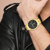 Titan Karishma Men’s Day-Date Gold Watch 1825YM02