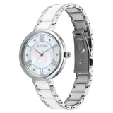 Titan Purple Ceramics Silver Dial Women’s Watch NT95217KD01