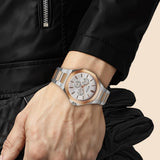 Titan Classic Slim Multifunction Silver Dial Watch 90198KM01