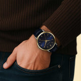 Titan Elegance Blue Dial Men’s Watch NU90202BL01