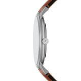 Fossil Minimalist Leather Watch for Men FS6094