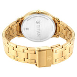 Titan Karishma Radiance Green Dial Men’s Gold Watch 1825YM07