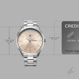 Fastrack Stunners Beige Dial Men's Watch 38213SM01
