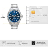 Timex Blue Round Dial Analog Men’s Watch TWEG295SMU05