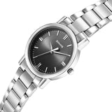 Sonata Grey Dial Silver Strap Men's Watch NU7987SM09W