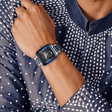 Titan Ceramic Fusion Blue Skeleton Men’s Watch 90175KD02