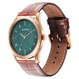 Titan Karishma Green Dial Watch for Men NT1823WL02