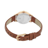 Titan Silver Dial Tan Women’s Watch 2638WL01