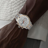 Titan Octane Chronograph Silver Dial Watch 90086KM02