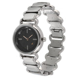 Fastrack Black Girls Watch NS6117SM01