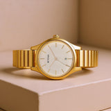 Titan Karishma Beige Dial Women’s Watch NU2679YM01